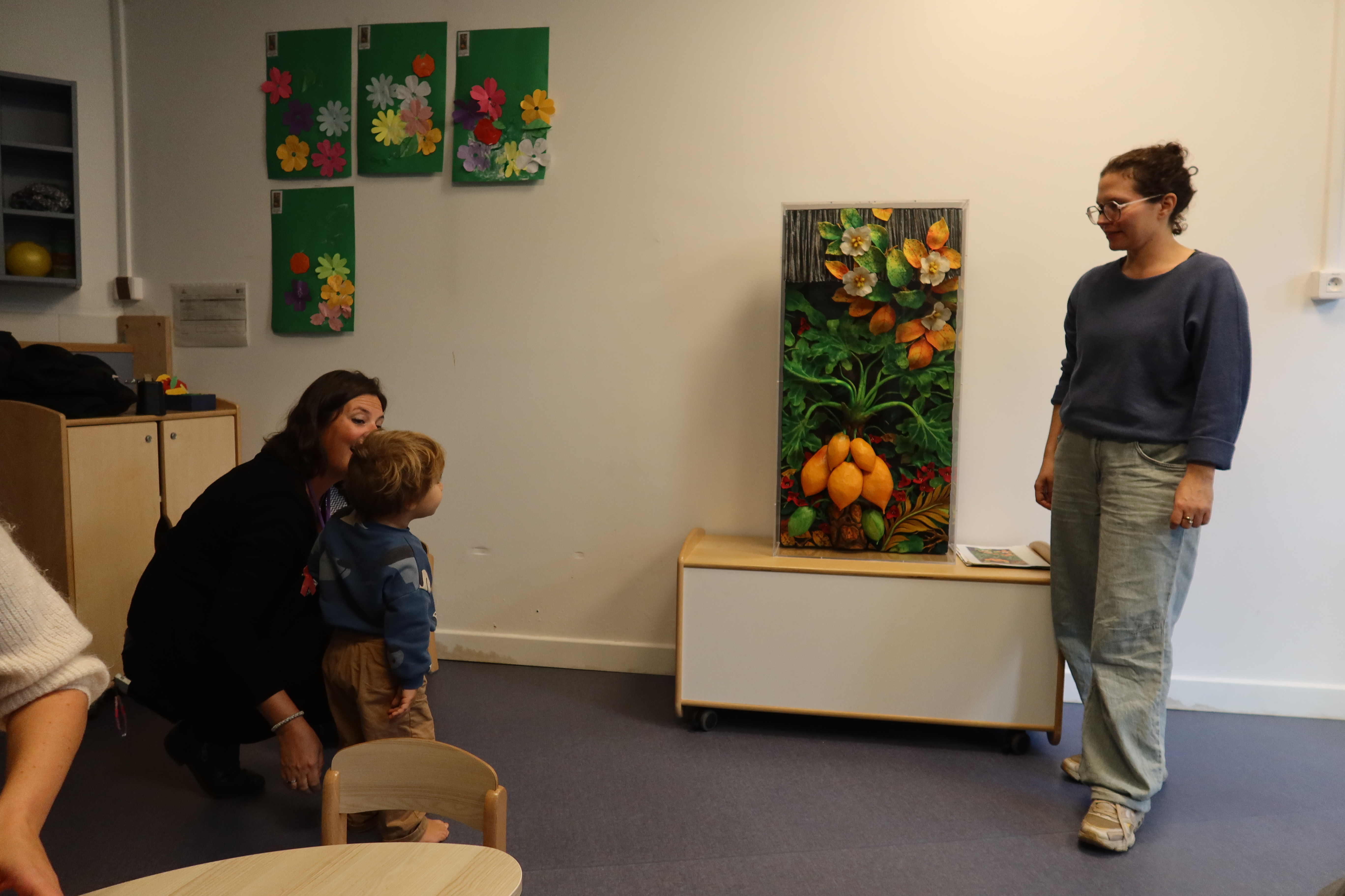 Découverte de l’œuvre par les enfants