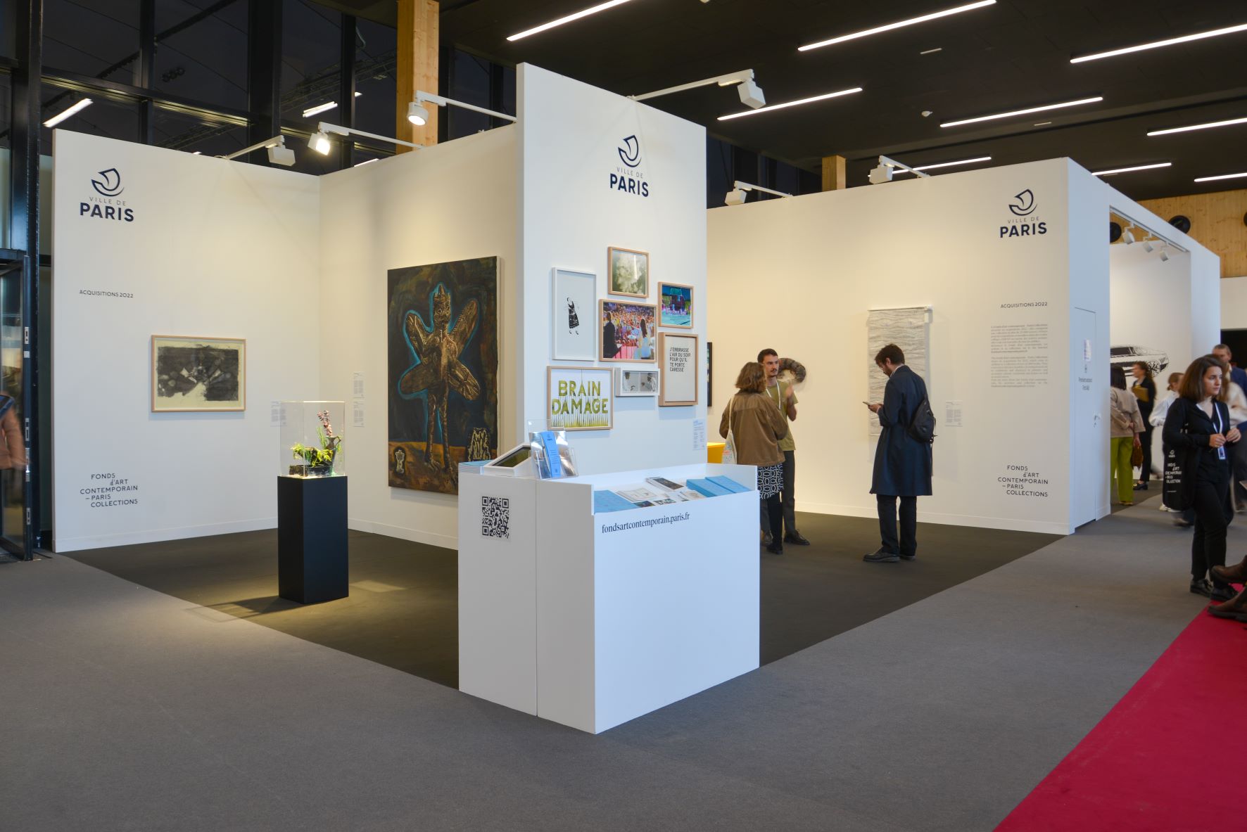 Stand Ville de Paris - Collections - Paris+ par Art Basel 2022.