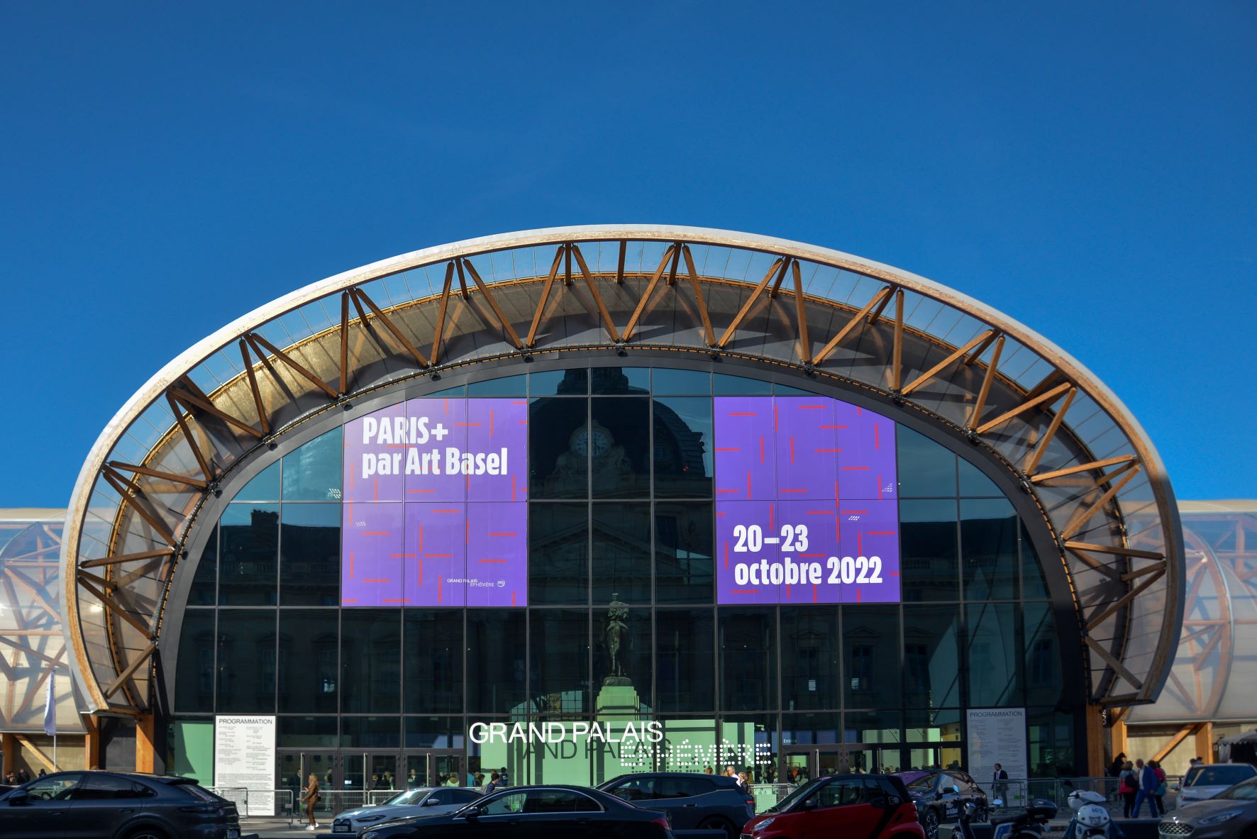 Le Grand Palais Ephémère accueille Paris+ par Art Basel 2022, du 20 au 23 octobre 2022.
